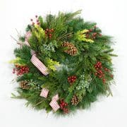 Northern Alpine Artificial Christmas Wreath