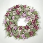 Elegant Mountain Hydrangea Wreath