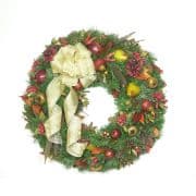 An Old-Fashioned Christmas Wreath
