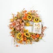 Country Welcome Autumn Wreath
