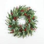 Holiday Magic Artificial Christmas Wreath