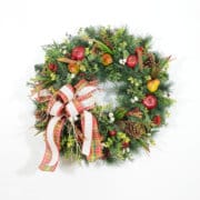 Holiday Della Robia Christmas Wreath